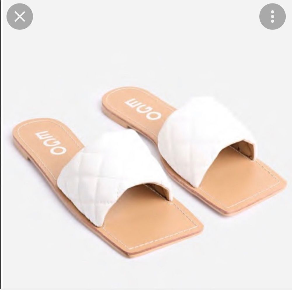 EGO Padded Quilted Sandals
